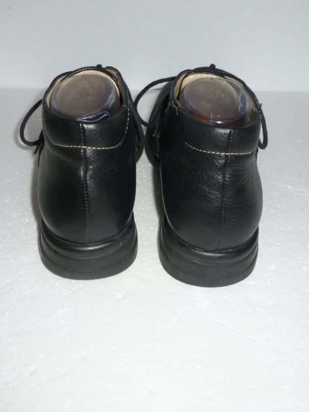 Johnston and Murphy Men's Black Leather Ankle Boots - Size 8.5 M